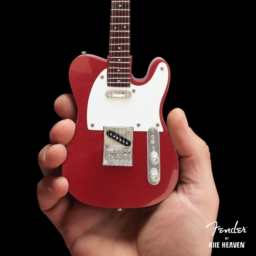 FENDER フェンダー (設立 80周年 ) - Fender Telecaster / Candy Apple Red / ミニチュア楽器 - PGS